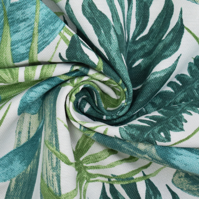 Tissu déco ottoman Feuilles tropicales Tropic Leaves