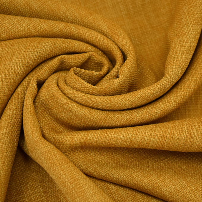 Decoratiestof Panama Melange, okergeel