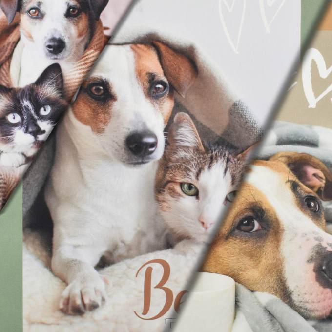 Dekostoff Panel Serge Best Friends, 160 x 70 cm