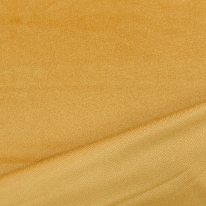 Tissu déco Velours uni, curry