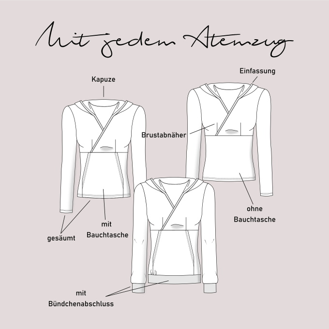 E-book Einfach anziehend Mit jedem Atemzug Shirt Dames, Duits