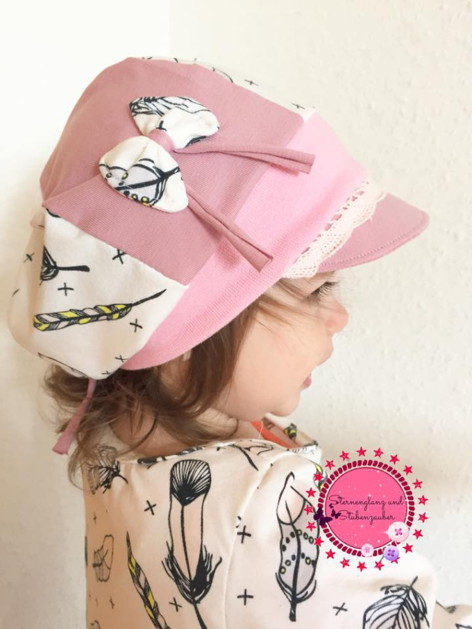 Patron casquette ballon enfant pdf Lena 73engelchen, en allemand