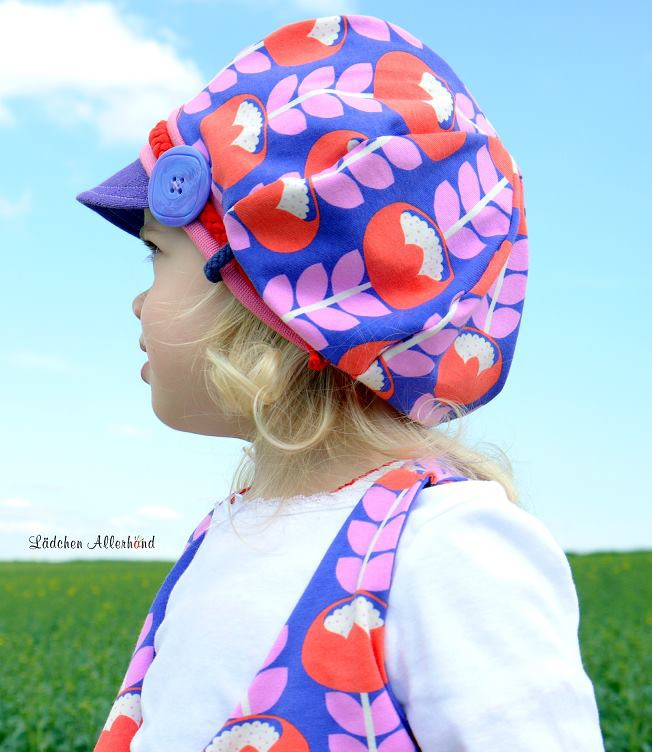 Patron casquette ballon enfant pdf Lena 73engelchen, en allemand