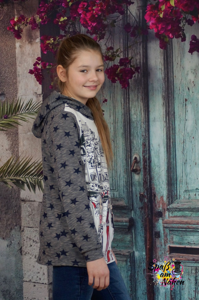 E-Book 73engelchen Hoodie Langarmshirt Charlie Kids