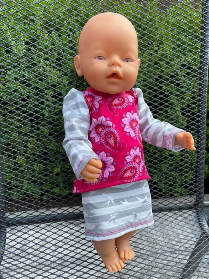 E-book 73engelchen Puppenkleidung Jerseymodelle 43cm, Duits