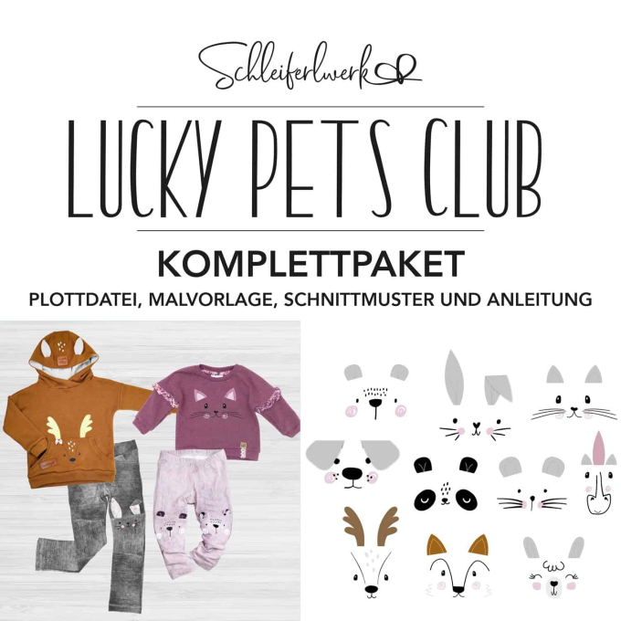E-Book / Plotterdatei Schleiferlwerk Lucky Pets Club, german