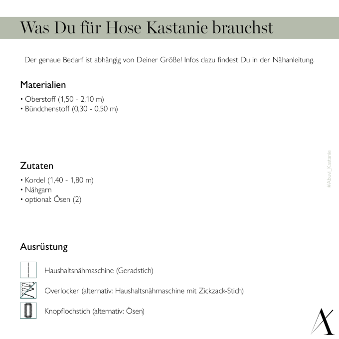 E-book Abuvi Broek Kastanie, Duits
