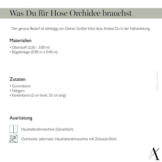 E-book Abuvi Broek Orchidee, Duits