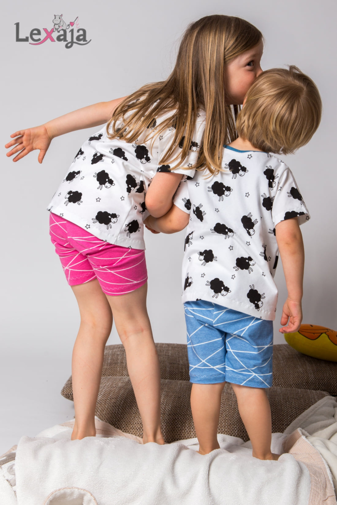 Patron pyjama enfant pdf Schlafi Annas-Country, en allemand