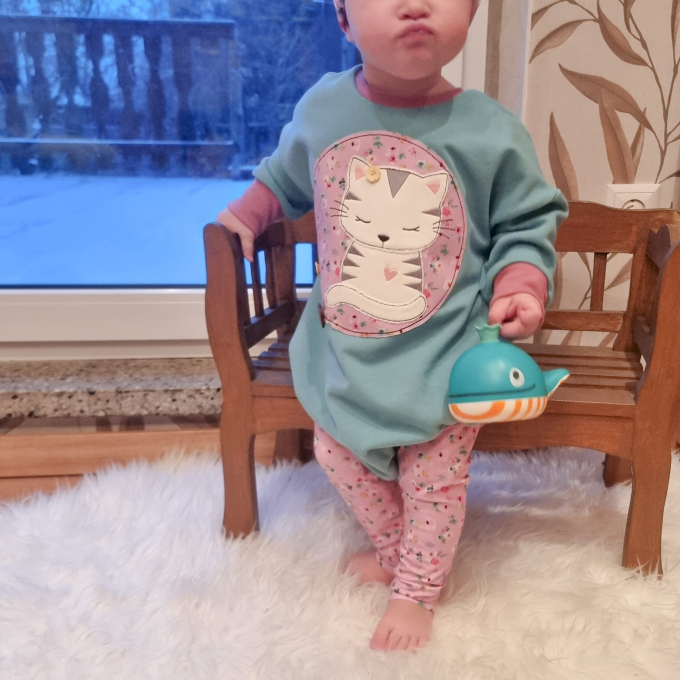 Patron legging bébé pdf AnniNanni, en allemand