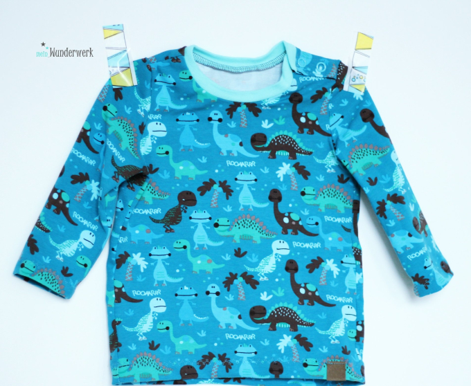 Patron t-shirt bébé pdf AnniNanni, en allemand