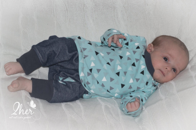 Patron t-shirt bébé pdf AnniNanni, en allemand