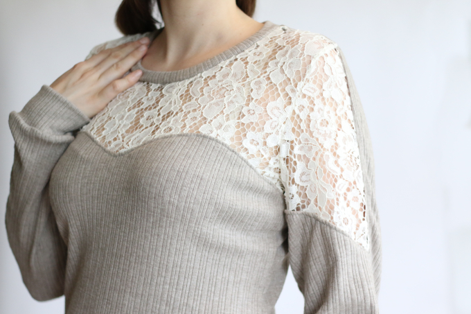 E-Book AnniNanni Damen Spitzenshirt, Duits