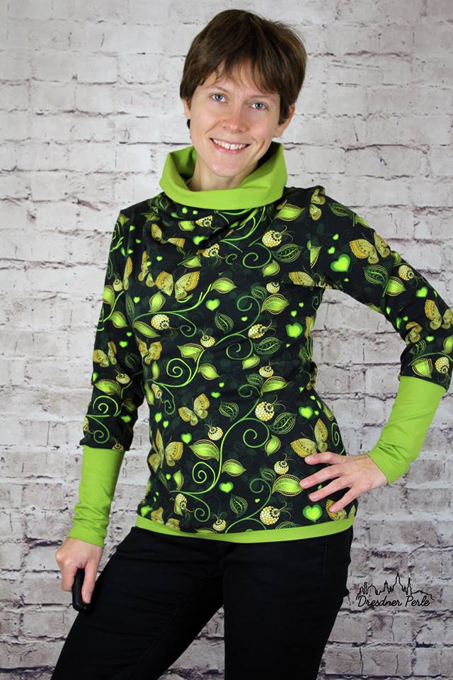 E-Book AnniNanni Damen Tollkragenshirt, Duits