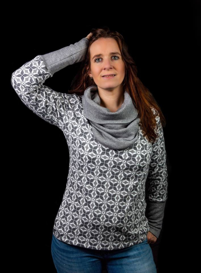 E-Book AnniNanni Damen Tollkragenshirt, Duits