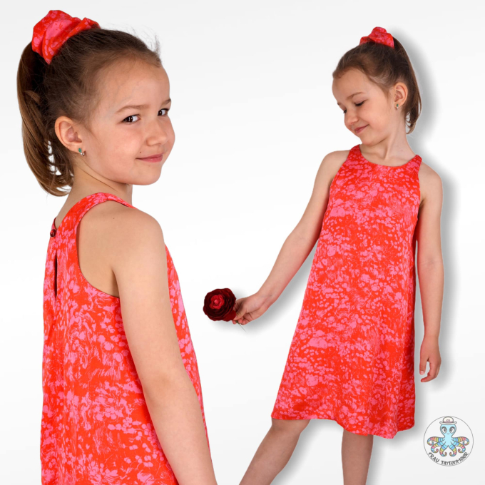 E-Book AnniNanni Kinder Leinenkleid/Webwarekleid, duits