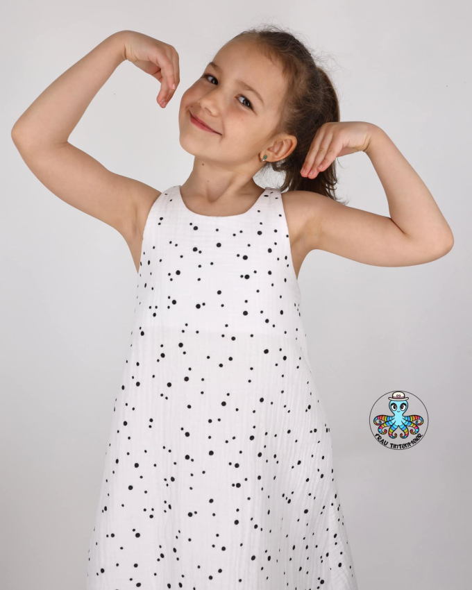 E-Book AnniNanni Kinder Leinenkleid/Webwarekleid, duits