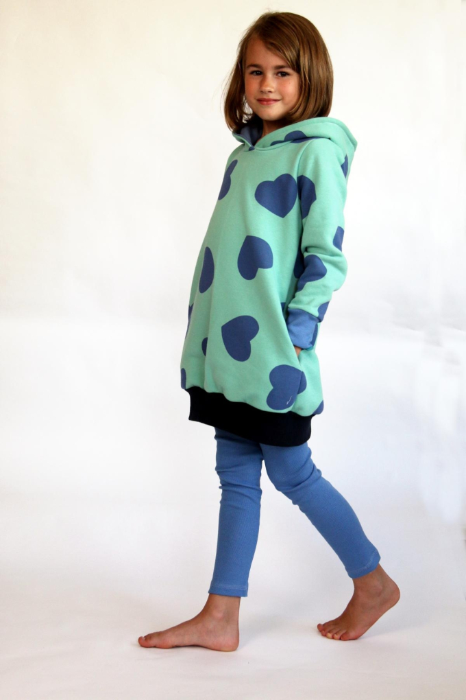Patron sweat-shirt oversize enfant pdf AnniNanni, en allemand
