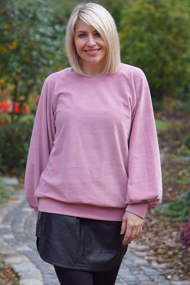 E-Book AnniNanni Loosefit Damen Raglanpulli, duits