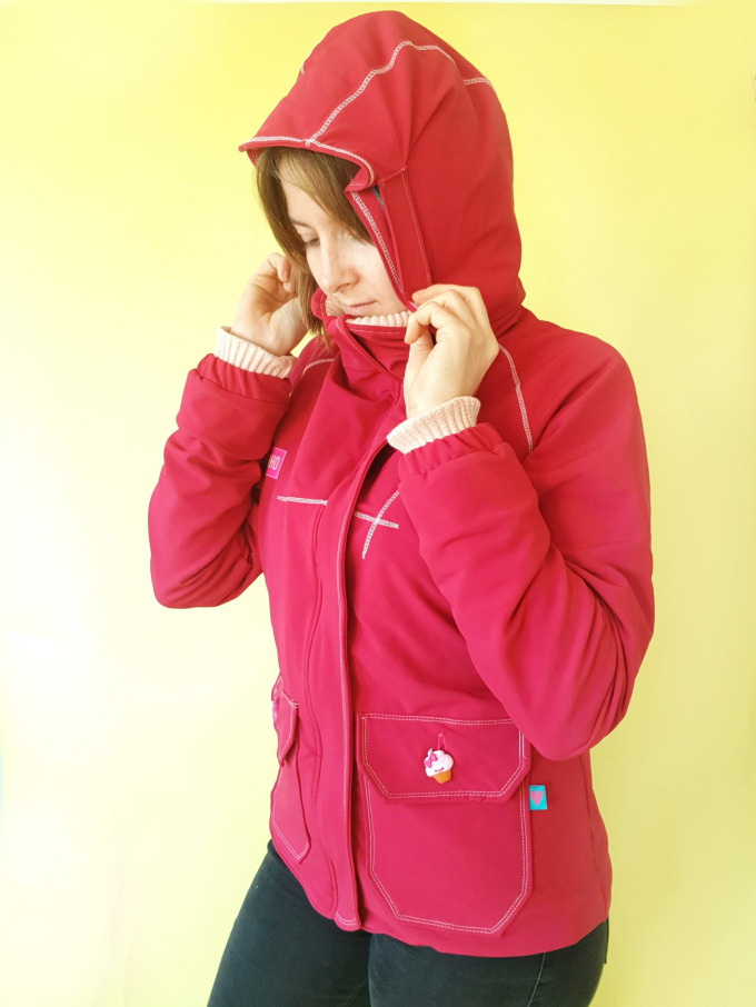 Patron veste femme pdf Windkuschler AnniNanni, en allemand