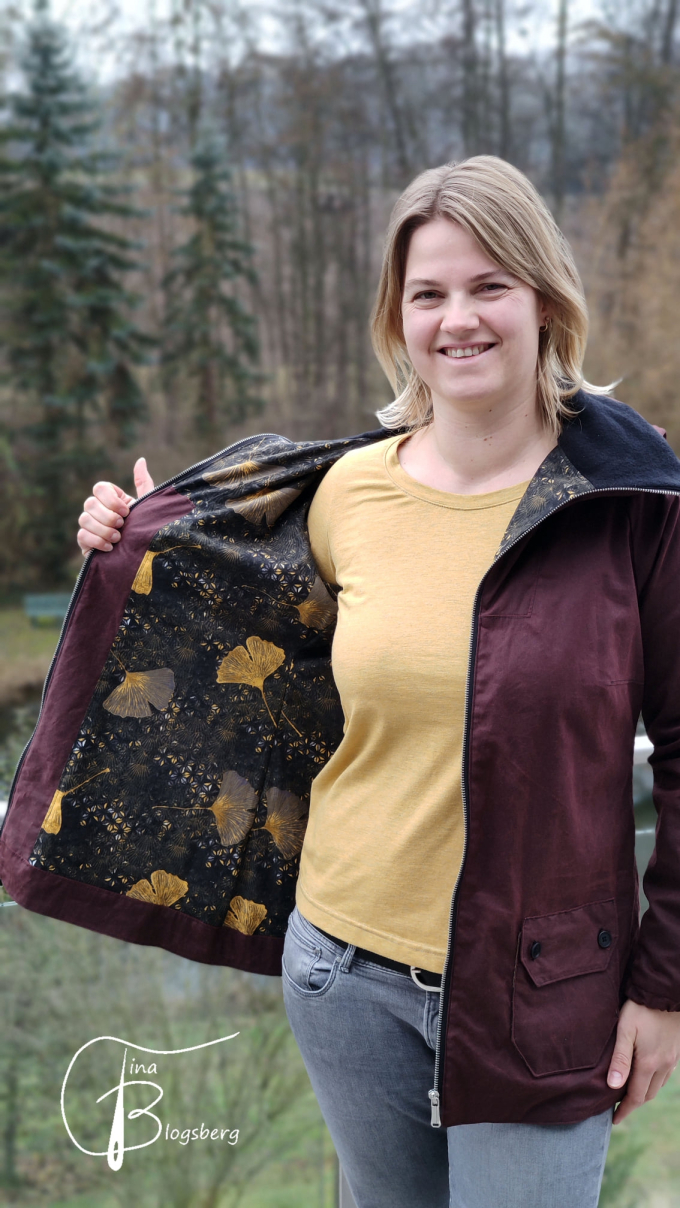 Patron veste femme pdf Windkuschler AnniNanni, en allemand