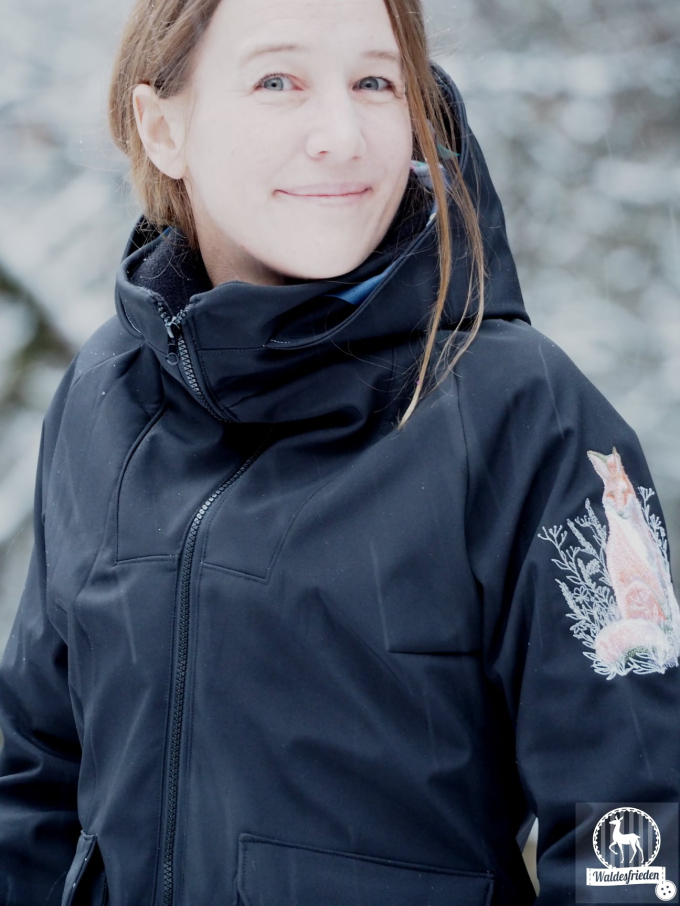 Patron veste femme pdf Windkuschler AnniNanni, en allemand