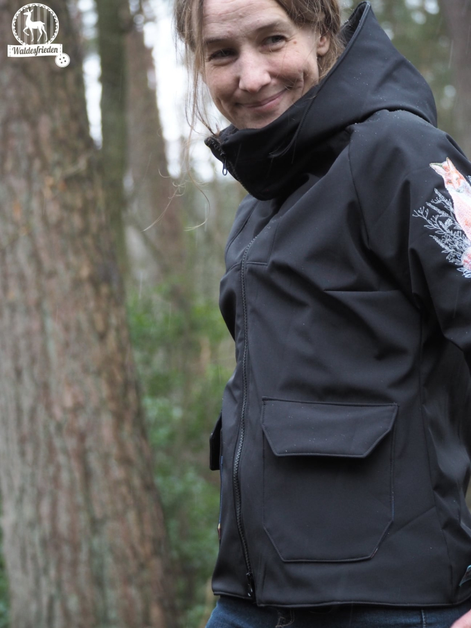 Patron veste femme pdf Windkuschler AnniNanni, en allemand