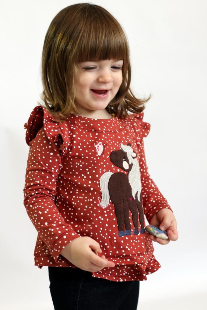 Patron t-shirt enfant pdf Elfenshirt AnniNanni, en allemand