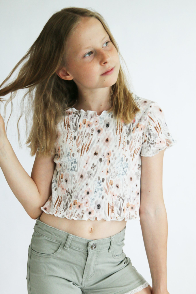 Patron t-shirt fille pdf AnniNanni, en allemand