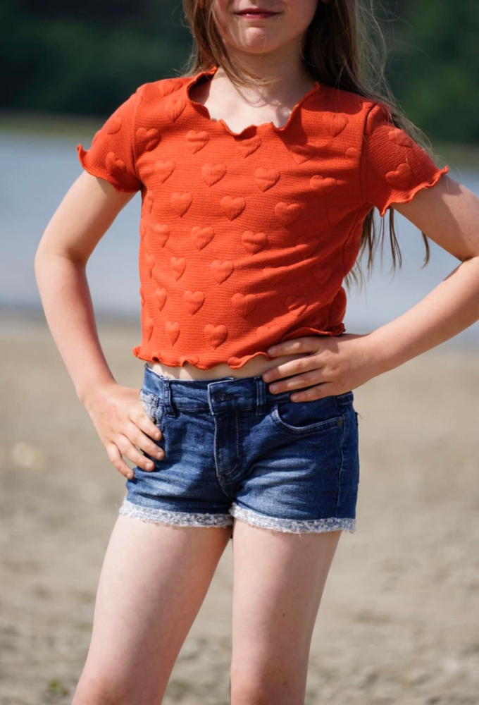 Patron t-shirt fille pdf AnniNanni, en allemand
