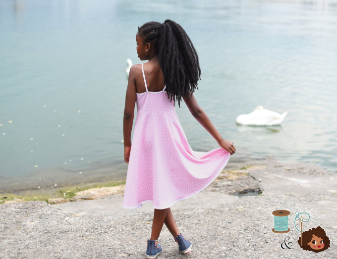 Patron robe enfant pdf Strandtänzerin AnniNanni, en allemand