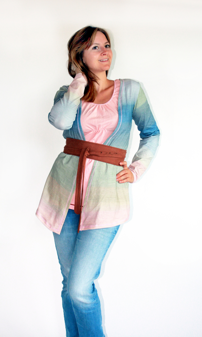 Patron cardigan femme pdf AnniNanni, en allemand