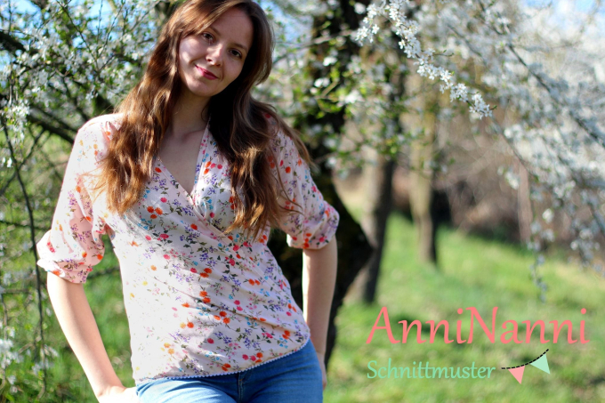 E-Book AnniNanni Wickelshirt/Sommerbluse Damen, duits
