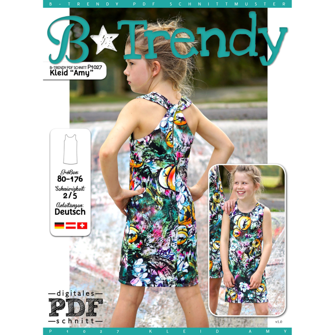 E-Book B-Trendy P1027 Jurk Amy, nederlands