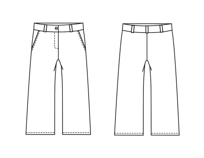 E-Book B-Trendy P1028 Broek Flora, nederlands