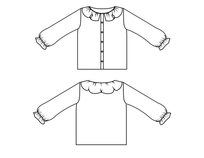 E-Book B-Trendy P1049 Bluse Sofia