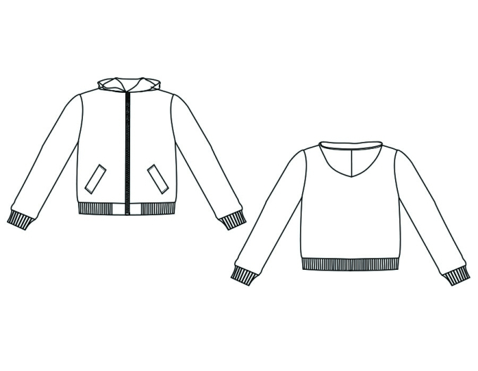 E-Book B-Trendy P1058 Sweatjacke Riley