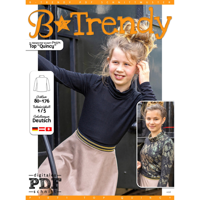 E-Book B-Trendy P1071 Shirt Quincy, nederlands