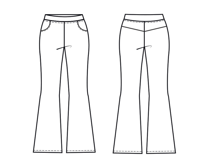 E-Book B-Trendy P1085 Broek Melody, nederlands