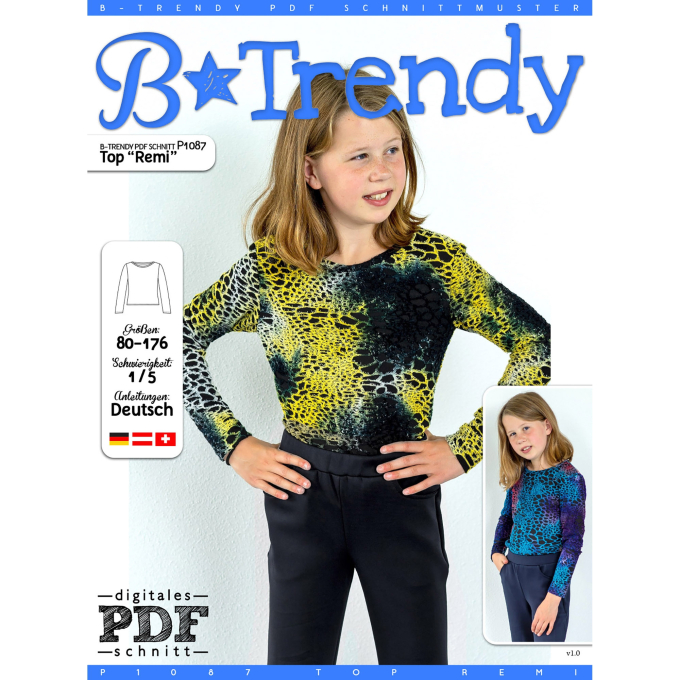 E-Book B-Trendy P1087 Shirt Remi, nederlands