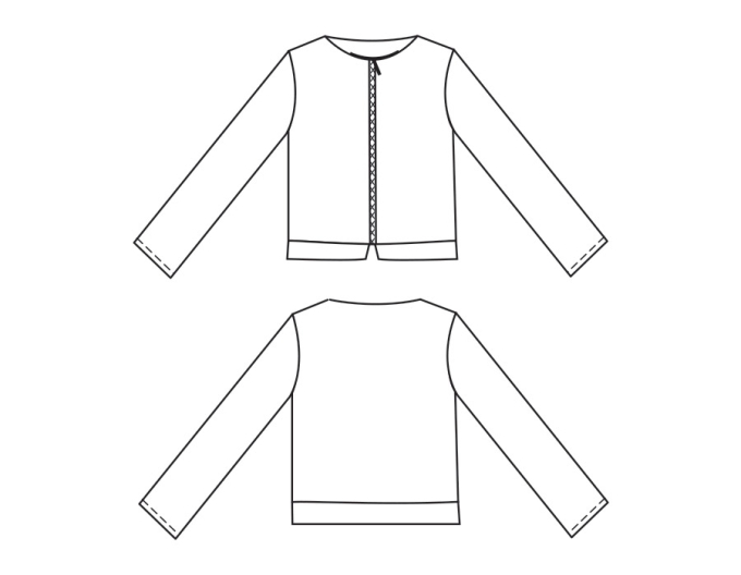 E-Book B-Trendy P1101 Strickjacke Noor