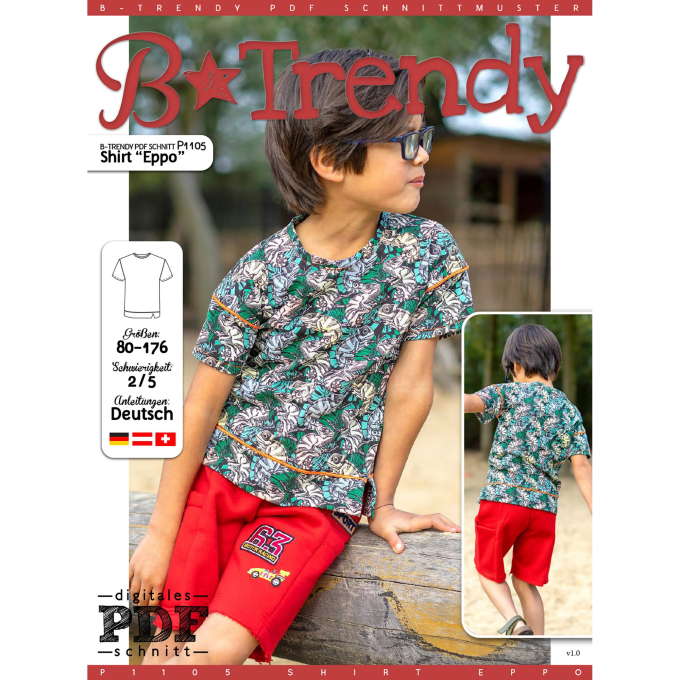 E-Book B-Trendy P1105 T-Shirt Eppo, nederlands