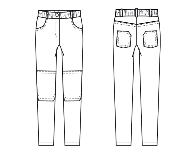 E-Book B-Trendy P1116 Broek Levi, nederlands