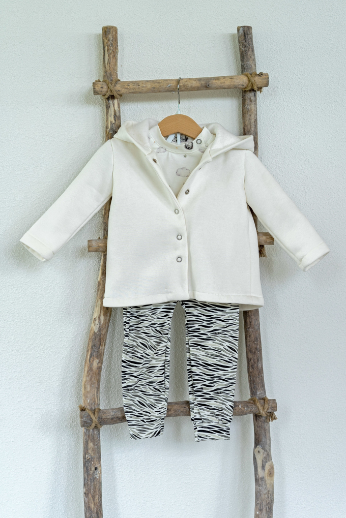 Patron veste bébé pdf Bowie P1140 B-Trendy, en français