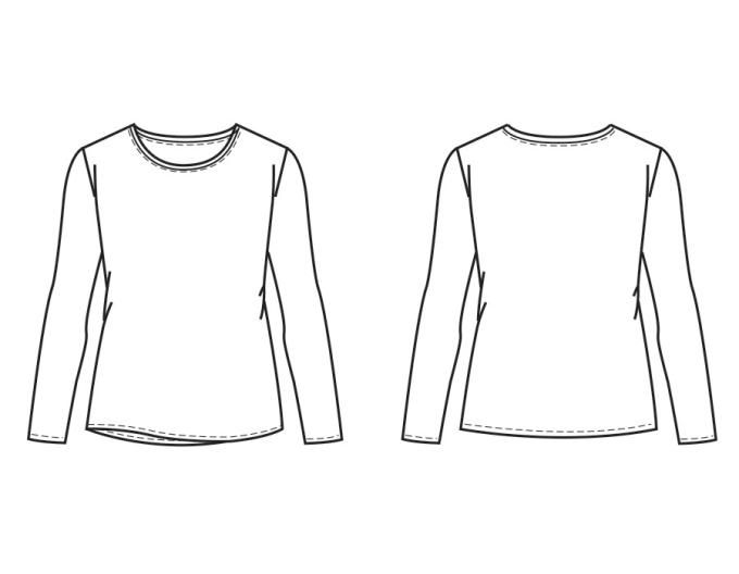 Patron top enfant pdf Mynthe P1166 B-Trendy, en français