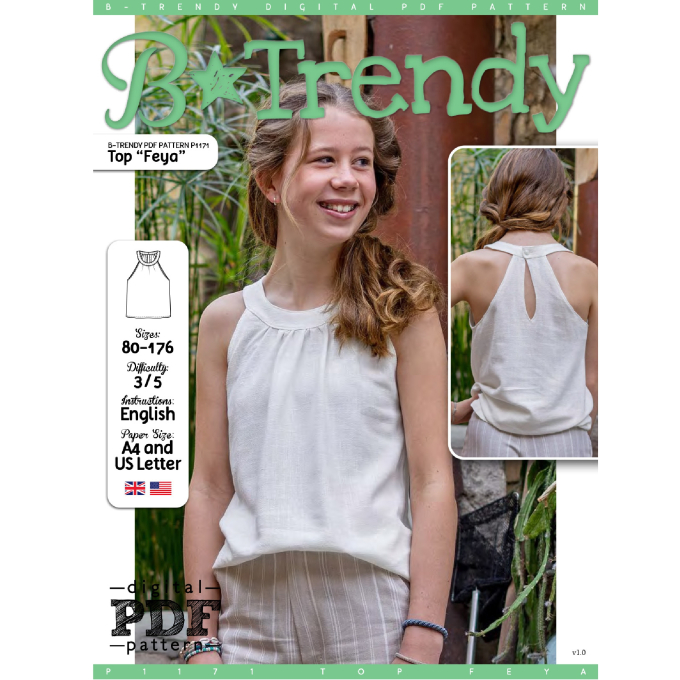 E-book B-Trendy P1171 Top Feya, Nederlands