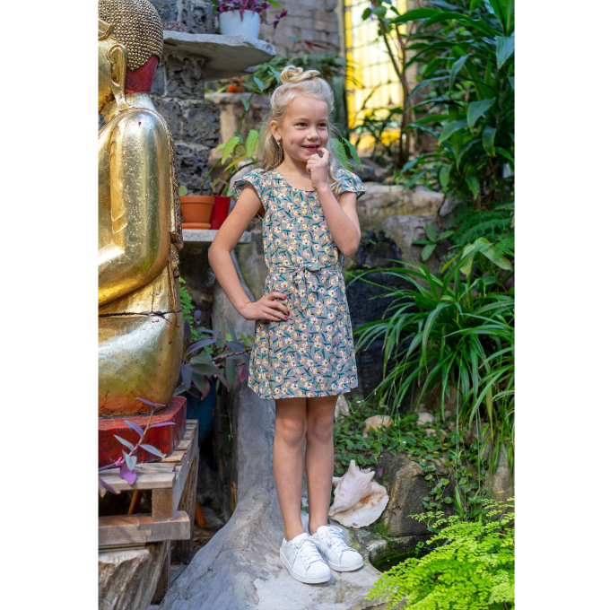 Patron robe enfant pdf Aimy P1176 B-Trendy, en français