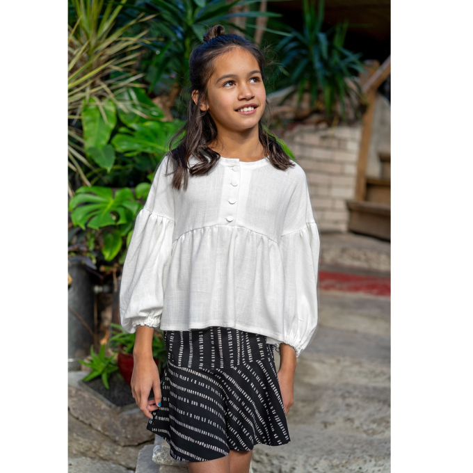 E-book B-Trendy P1179 Blouse Viola, Nederlands