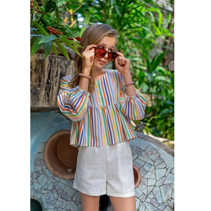 E-book B-Trendy P1179 Blouse Viola, Nederlands