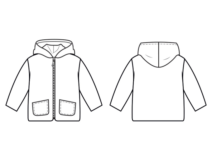 E-Book B-Trendy P1188 Babyjacket Vince, english